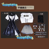 Anime Game Reverse:1999 Balloon Party Cosplay Costume Dark Dress Lolita Shoes Woman Sexy Kawaii Carnival Halloween Suit