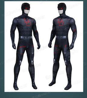 Daredevil‌ Cosplay Costume Jumpsuit Halloween Carnival Party Christmas Play Role Clothes Clothing for Men