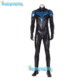 Titans Nightwing Cosplay Costume Carnival Halloween Cosplay Dick Grayson Jumpsuit Superhero Robin Outfit Fancy Men Costume