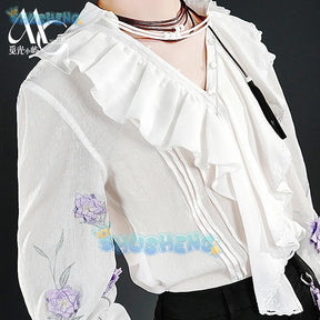 Love And Deepspace Xavier Cosplay Costume Twilight Bloom Shirt Uniform Halloween Carnival Party Christmas Play Role Clothing
