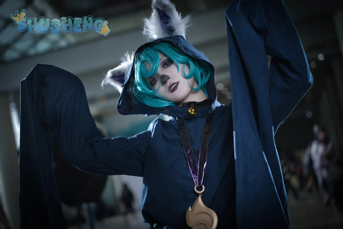 Game Lol Vex Dawnbringer Cosplay Costume Ears hats wigs accessories Halloween party cute man woman set