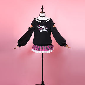 Kcagamine Rin Cosplay Costumes Brother Sister Uniform Halloween Party Christmas Gifts Kagamine Rin Len Sets Tops Shorts Wig