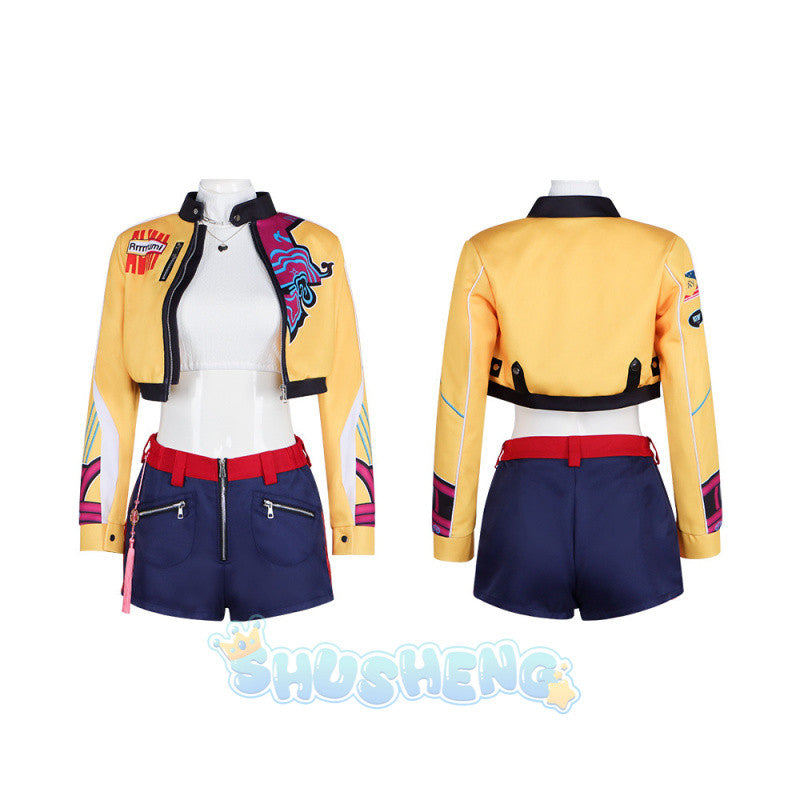 In Stock Cos Hunters Superstar Lumi Mira Zoe Cosplay Costume Anime KPop Demon Full Set Girl Group Suit Women Halloween Party Roleplay