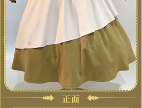 Anime Cardcaptor Sakura Card Captor Tomoyo Daidouji Cosplay Costume Brown Princess Long Dress Woman Cute Daily Leisure Suit
