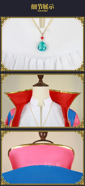 Howl Cosplay Costume Anime Full Set With Jacket Shirt Pants Necklace Earnings For Halloween Comic Con Big Size Howl Outfits