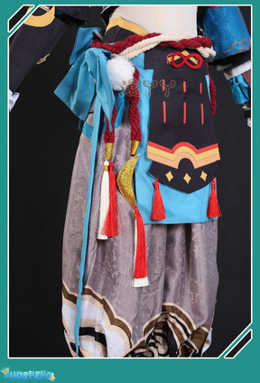 Game Genshin Impact Gorou Cosplay Costume Men Combat Uniform Fox Boy Costume Halloween Women Cosplay Costume Full Set