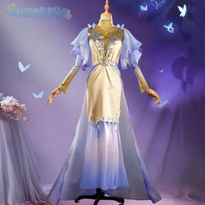 Vera Nair Perfumer Cosplay Game Identity Ⅴ Costume Gorgeous elegant dress prop and accessory set Halloween party Woman uniform
