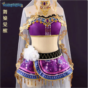 Anime Nozomi Tojo Love Live!Cosplay Muse dancer Costume Halloween Party Sexy Dress Accessories Prop Set Women Gorgeous Uniform
