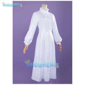 Fern Cosplay Costume include Cloak Coat Dress Headwear For Halloween Comic Con Fern Outfits