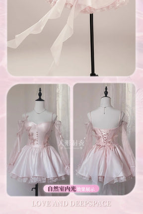 Love and Deepspace Heroines Cosplay Costume Elegant Dream Waves Uniform Halloween Carnival Party Christmas Play Role Clothing