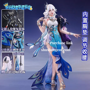 High end version Cosplay Costume Honkai: Star Rail -Yáoguāng (The Seven Arbiter Generals of the Bow) Costume full set Shushengcos Xianzhou Alliance
