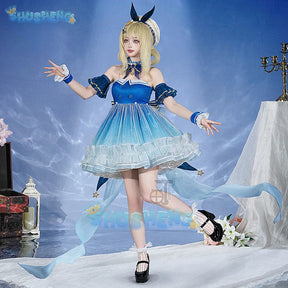 Infinity Nikki Cosplay Costume Light Bubble Uniform Halloween Carnival Party Christmas Play Role Clothes Clothing for Women