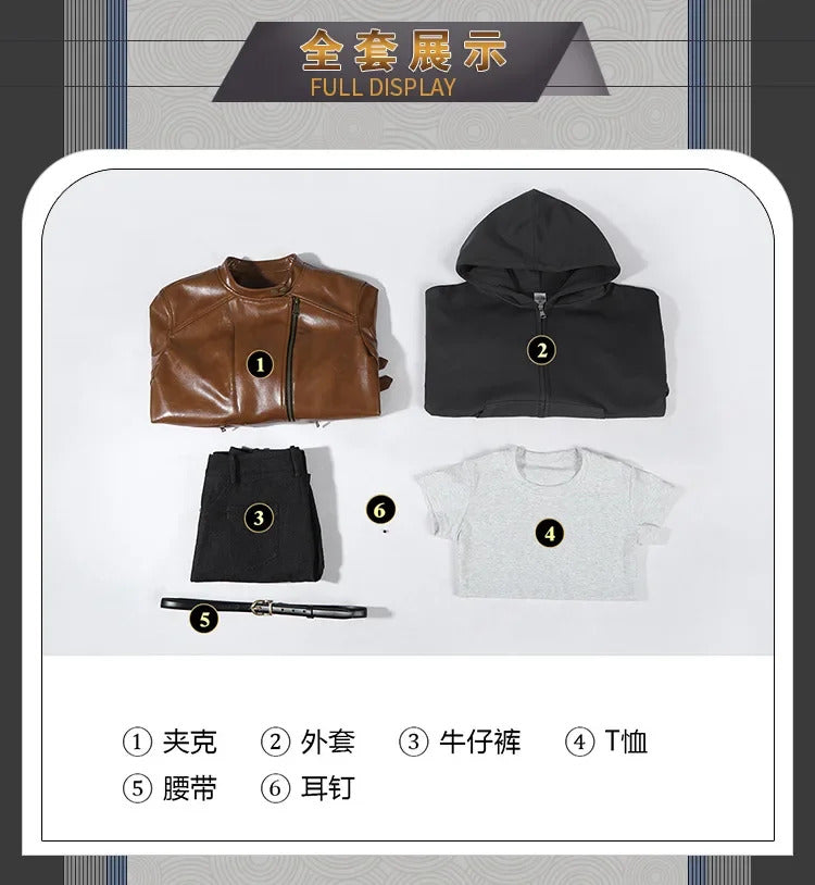 Shusheng-R Resident Evil Requiem Grace Ashcroft Cosplay Costume Uniform Halloween Carnival Party Christmas Play Role Clothes Clothing