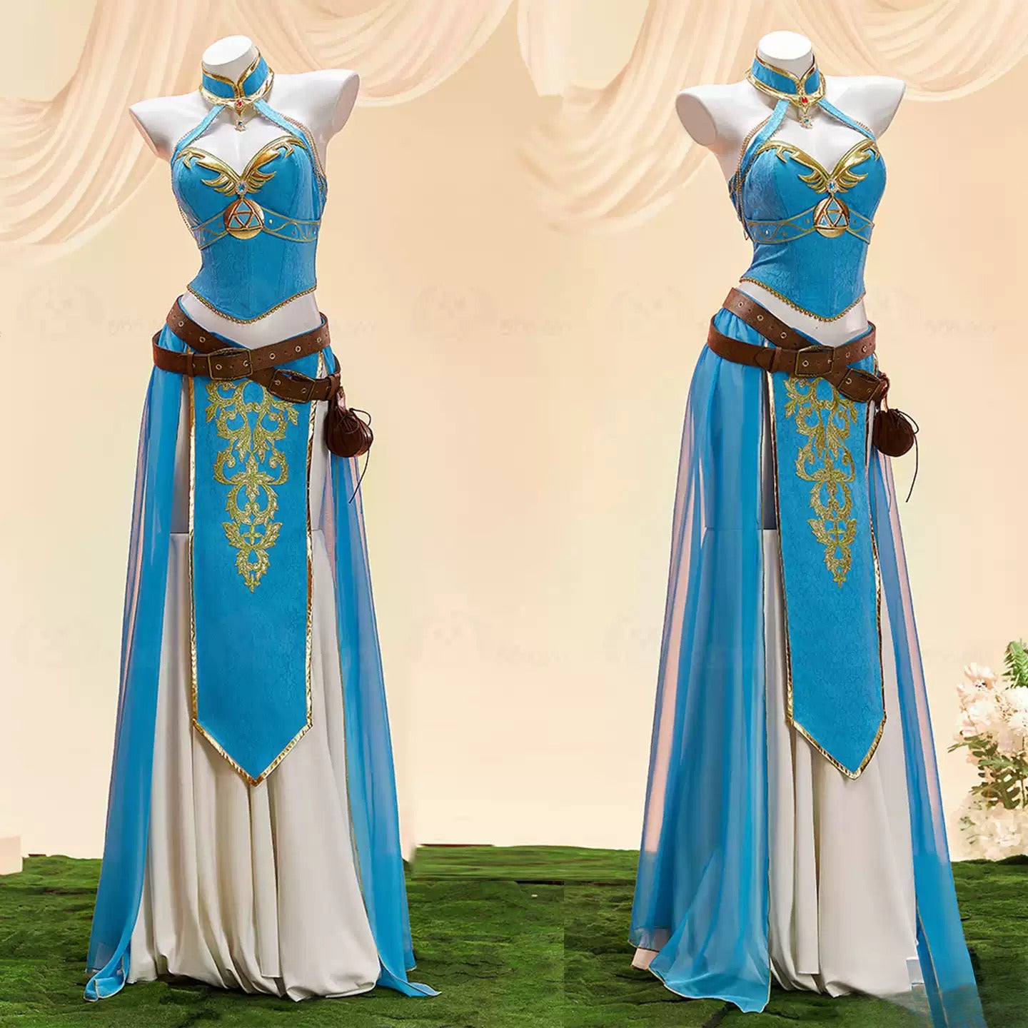 Game Legend of Zelda Zelda Knight Zelda Sexy Dress Cosplay Costume S-XL