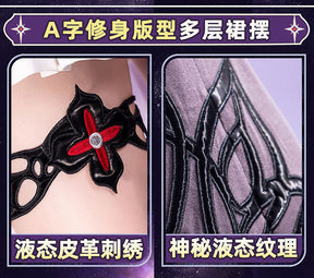 Shusheng-R Honkai：Star Rail March 7th Evernight Cosplay Costume Uniform Halloween Carnival Party Christmas Play Role Clothes Clothing