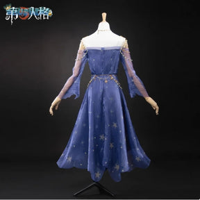 Shusheng-N Game Identity Ⅴ Ada Mesme  Psychologist Cosplay Costume Crown headwear glasses props wig dress set Halloween sexy purple uniform