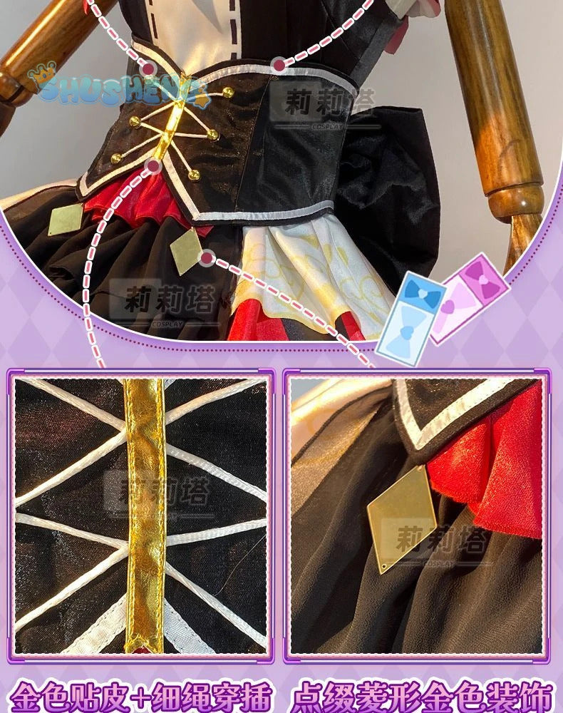 Hojo Sophy Cosplay Anime Pripara Pretty Rhythm Costume Hat gloves socks accessories cute Lolita dress Halloween party uniform