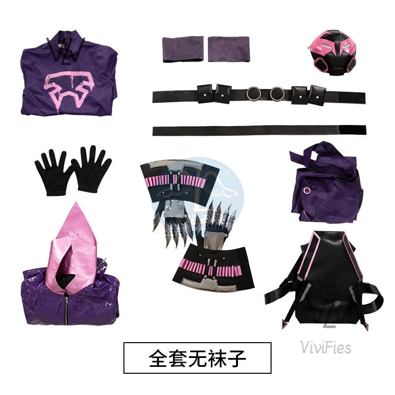 Movie Super Hero Cos Prowler Cosplay Costume Outfits Fantasy Top Pants Sets Halloween Carnival Suit Accessories For Men Roleplay