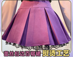 Takanashi Rikka Cosplay Costume Anime Love Chunibyo&Other Delusions Women Halloween Carnival Role Playing Dress Set