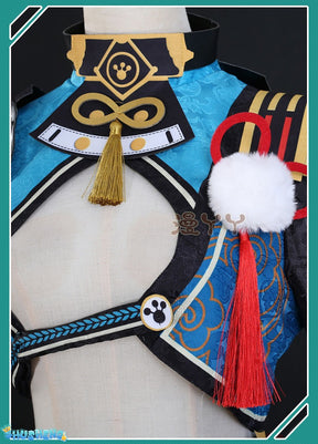 Game Genshin Impact Gorou Cosplay Costume Men Combat Uniform Fox Boy Costume Halloween Women Cosplay Costume Full Set