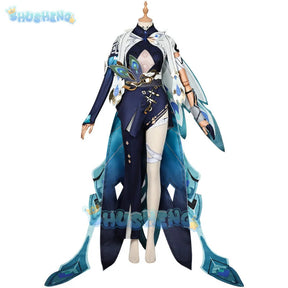 Honkai: Star Rail ViTa Cosplay Costume Game Uniform Headwear Props Halloween Party for Women Men Shusheng