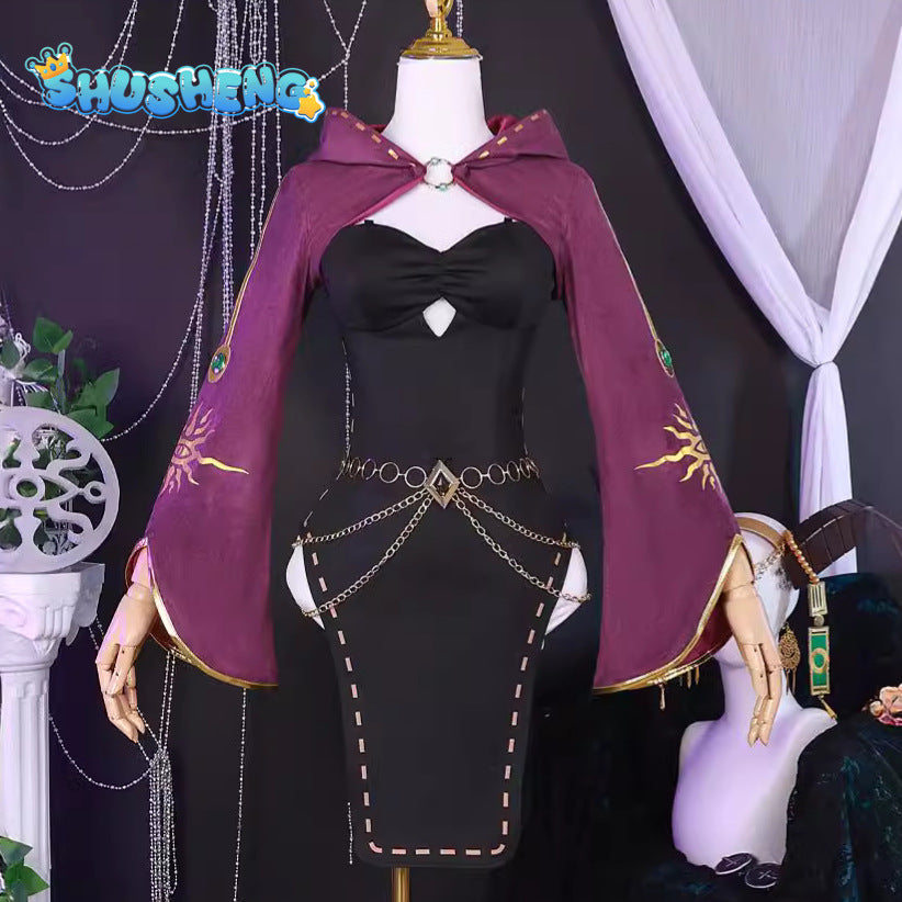 Game Identity V Fiona Gilman Cosplay Costume Role Play Comic Con Dress Hallowmas Party Wigs Anime Prop