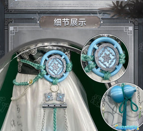 Identity V Qi Shiyi Antiquarian Ink Rhyme Series Women Cosplay Costume Anime Game Roleplay Suits Carnival Holiday Party Uniforms