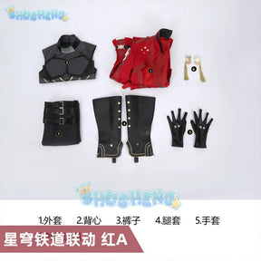 Honkai：Star Rail FATE Archer Cosplay Costume Uniform Halloween Carnival Party Christmas Play Role Clothes Clothing for Men