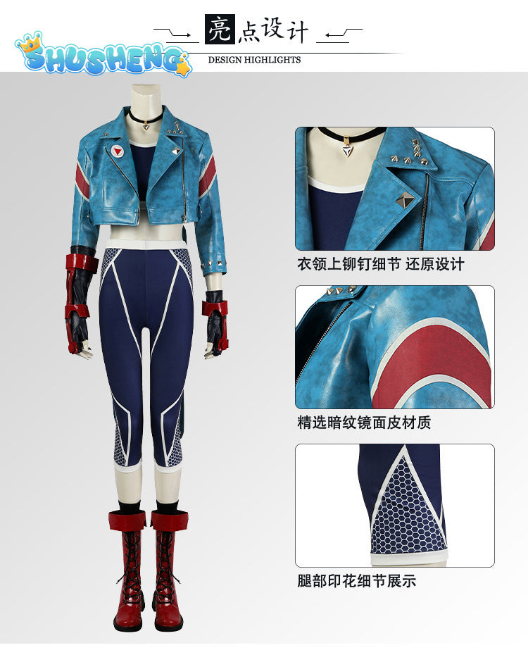 New Games Street Fighter Cos Costumes Cammy Cosplay Female Anime Character Uniform Performance Halloween Carnival Costumes