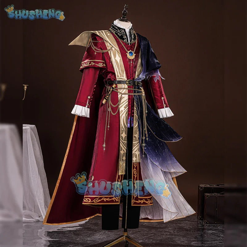 Wax Sculptor  Cosplay Costume Identity Ⅴ Philip Astrologer Uniform Halloween Carnival Party Christmas Play Role Clothes Clothing