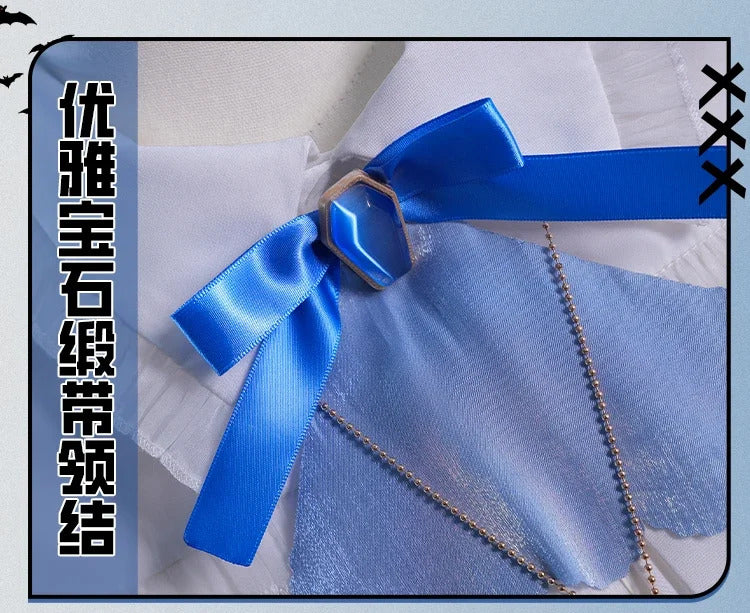 Vtuber Higashi Yukihasu Cosplay Costume Uniform Halloween Carnival Party Christmas Play Role Clothes Clothing for Women