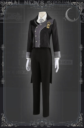 Twisted-Wonderland Jade Leech Cosplay Costume Uniform Halloween Carnival Party Christmas Play Role Clothes Clothing