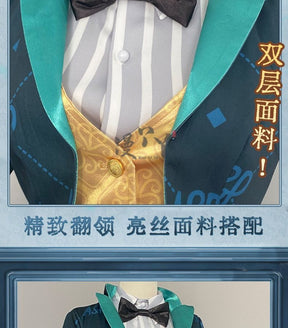 Emma Woods Gardener Cosplay Costume Game Identity Ⅴ Theater Host Halloween Carnival Uniform Anime Clothing Party Suit