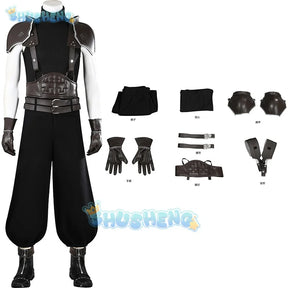 Zack Fair Cosplay Costume For Halloween Christmas Comic con Game Anime Party Customized Clothes