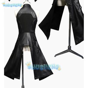FF7 Sephiroth Cosplay Final Fantasy VII Costume Black Coat and Accessories Halloween Party Handsome Uniform youth Sephiroth Set