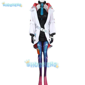 Shusheng LoL Aurora The Witch Between Worlds Cosplay Costume Uniform Hallowen Carnival Party Play Role Clothing for Wome