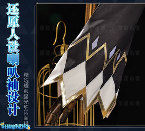 Honkai Star Rail Cerydra Cosplay Costume Wig Dress Cerydra Uniform Amphoreus Scepter Crown Props Halloween For Girls Carnival