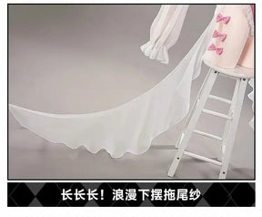Game Azur Lane USS Halford Cosplay Costume Sexy pink jumpsuit props accessories wig set Halloween sweet women New uniform S-XXL