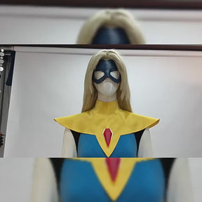 Shusheng-R Dispatch Blonde Blazer Cosplay Costume Superhero 3D Jumpsuit Shoes Sexy Women Zentai Female Halloween Party Bodysuit