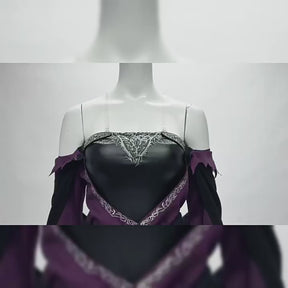 Shusheng-R Elden Ring Recluse NIGHTREIGN Full Set Dress Uniform Props Accessories Women Halloween Carnival Party