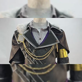 Shusheng-R Clair Obscur:Expedition 33 Verso Cosplay Costume Halloween Men's Fantasy Uniform Coat Props Shoes Accessories Set
