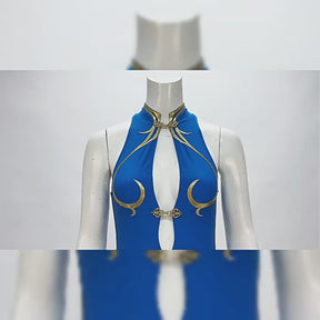 Shusheng-R Street Fighter 6 Chun-Li Cosplay Costume Sexy Swimsuit Props Accessories Women Halloween Carnival Party