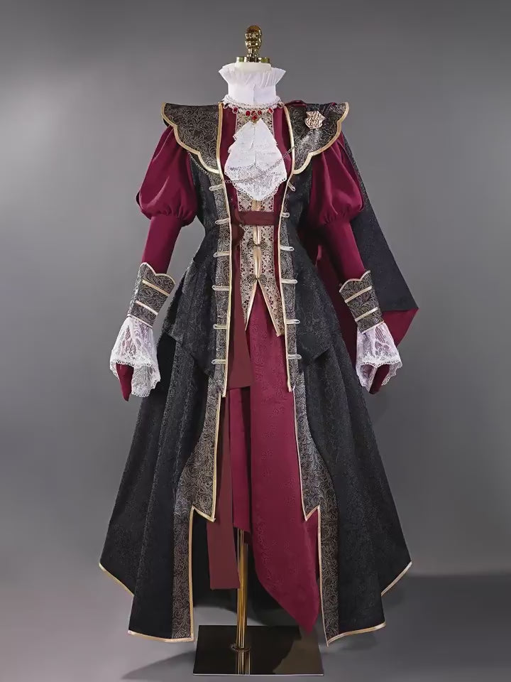 Shusheng-R Game Bloodborne Cainhurst Cosplay Costume Uniform Halloween Carnival Party Christmas Play Role Clothes Clothing
